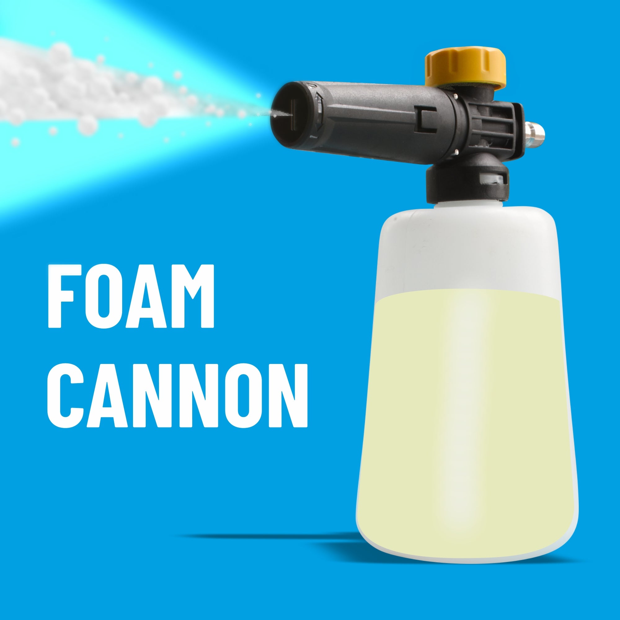 V-TUF foam cannon for V3 and V5 pressure washers with adjustable foam output