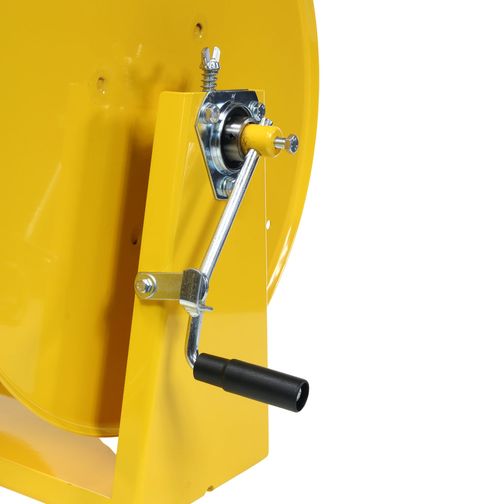 V-TUF V5.1102SS SR3 tufREEL close-up showing ratchet and hose guide
