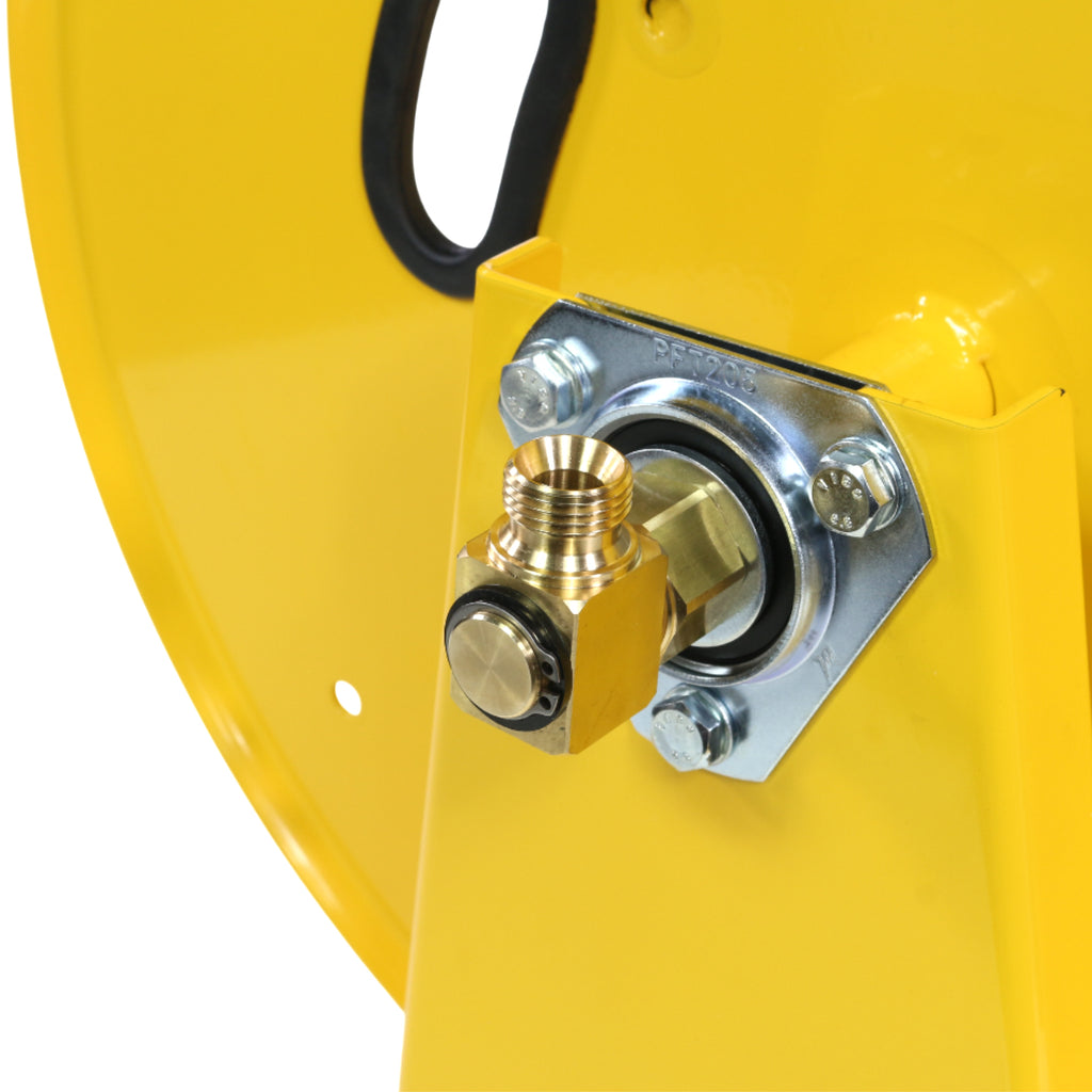 V-TUF SR3 manual wind tufREEL rear view showing wall mount bracket