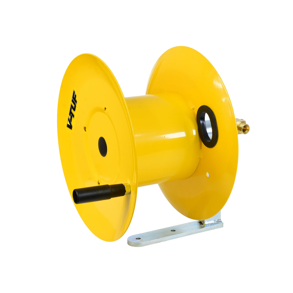 V-TUF manual wind SR1 tufREEL Super Series 30m wall-mount V5.132SS, front view