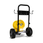 V-TUF V5.141SS-KIT2 Super Series hose reel full view showing drum, handle and 50m capacity