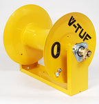 V-TUF V5.141SS Super Series hose reel close-up showing inlet swivel and guide arm