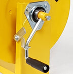 V-TUF V5.141SS tufREEL mounted on wall showing full installation and hose routing