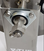 V-TUF V5.143SS stainless tufREEL close-up showing guide arm and stainless drum construction
