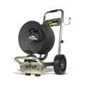 V-TUF trolley manual wind hose reel V5.1453TR-KIT1 with 50m 400 Bar hose and MSQ fittings