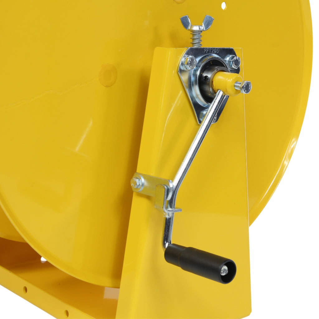 V-TUF V5.152SS tufREEL close-up showing guide arm and 70m capacity drum