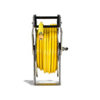 V-TUF V5.2200-KIT4Y stainless retractable tufREEL with 20m tufCOVER yellow 3/8 hose MSQ kit