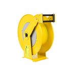 V-TUF V5.2201 powder coated tufREEL angled view showing drum, bracket and hose guide