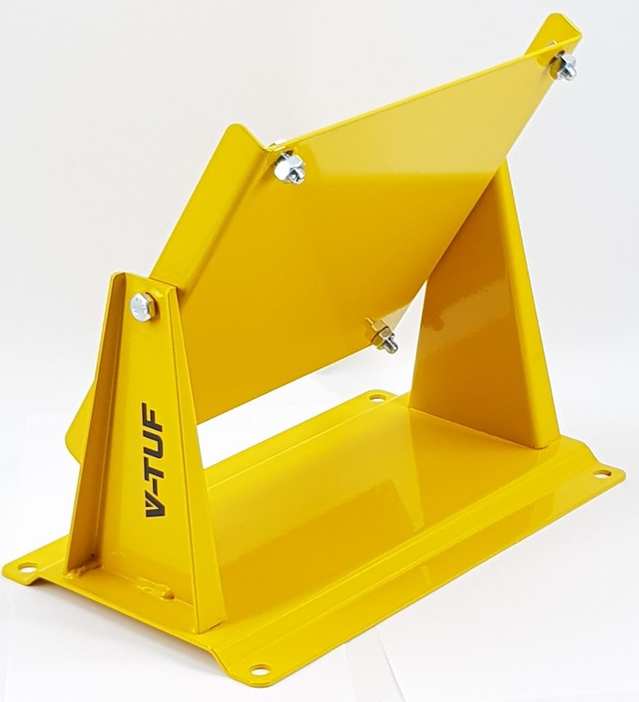 V-TUF painted wall swivel bracket V5.4351 for 35m retractable tufREEL hose reel, front view