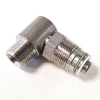 V-TUF V5.571 inlet swivel close-up showing 400 Bar rated body and thread connections