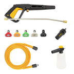 V-TUF V5 110V pressure washer rear view showing 110V plug and water inlet