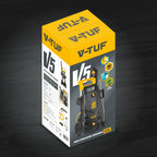 V-TUF V5110X2 in use on site showing 110V safe operation at 200 Bar