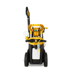 V-TUF V7110 close-up showing brushless motor housing and 10m hose reel capacity