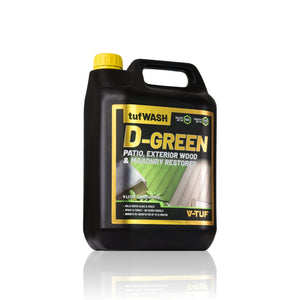 V-TUF D-Green VDG5L 5L bottle, green label, garden surface cleaner concentrate