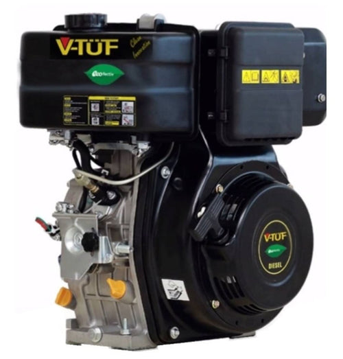 V-TUF 10HP low emissions Loncin diesel engine VLCD10 with 1 inch horizontal keyway shaft