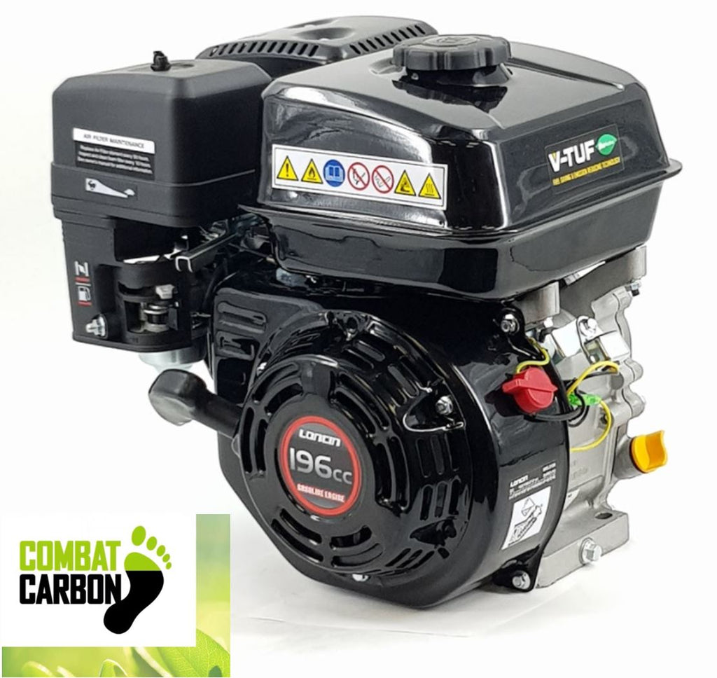 V-TUF 6.5HP low carbon petrol engine VLCP065 with oil alert 3/4 inch shaft, front view