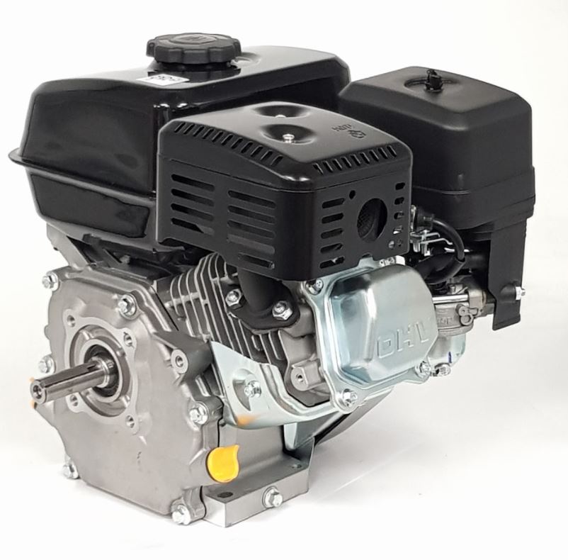 V-TUF VLCP065 6.5HP Loncin engine side view showing recoil starter and 3/4 inch shaft