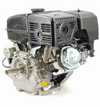 V-TUF 15HP dual start engine rear view showing 1 inch output shaft and mounting pattern