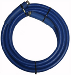 V-TUF blue 2-wire 3/8 inch jetwash hose with stainless steel end fittings for professional pressure washing