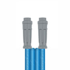 V-TUF blue 2-wire 5/16 jetwash hose with KLF EasyLock fittings showing coupling detail