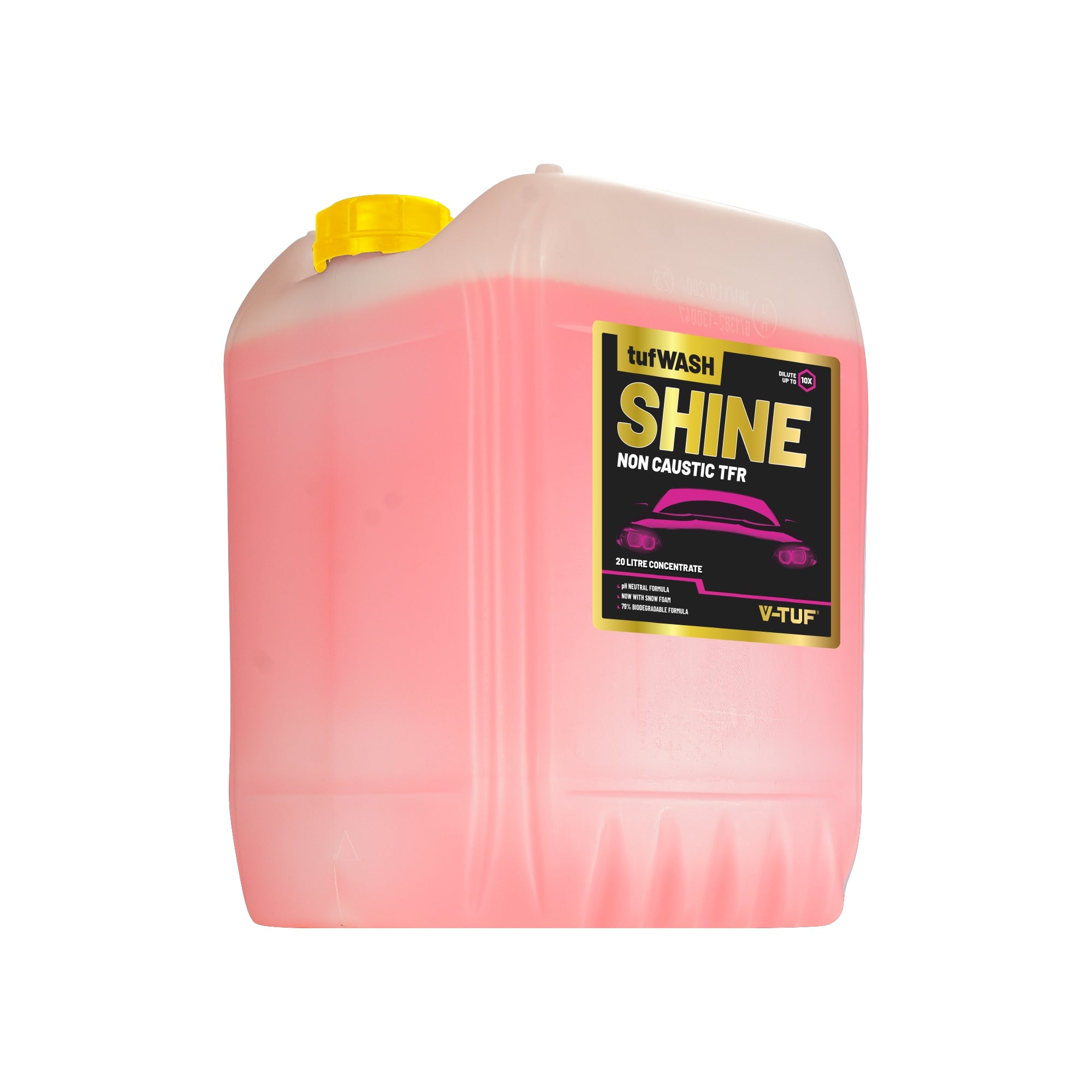 V-TUF VTC120 Wash and Shine 20L drum, pink non-caustic TFR concentrate