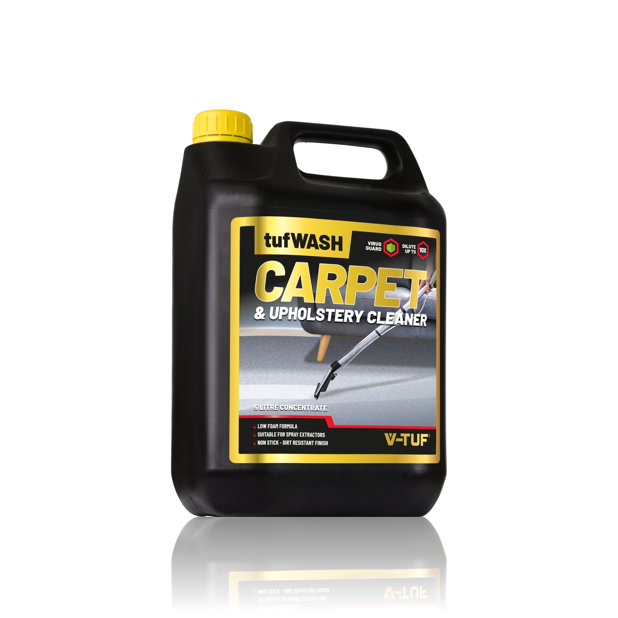 V-TUF VTC420 5L carpet and upholstery sanitiser 10x concentrated cleaning solution