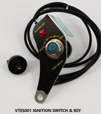 V-TUF diesel engine ignition switch VTES001, key switch with black plastic housing