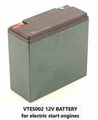 V-TUF 12V replacement battery VTES002 for electric start engine-driven pressure washers