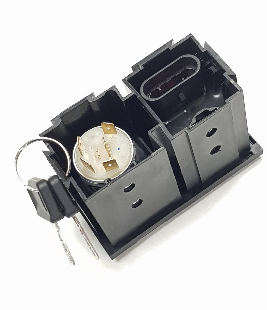 V-TUF VTES72454830 control panel close-up showing ignition switch terminals and wiring