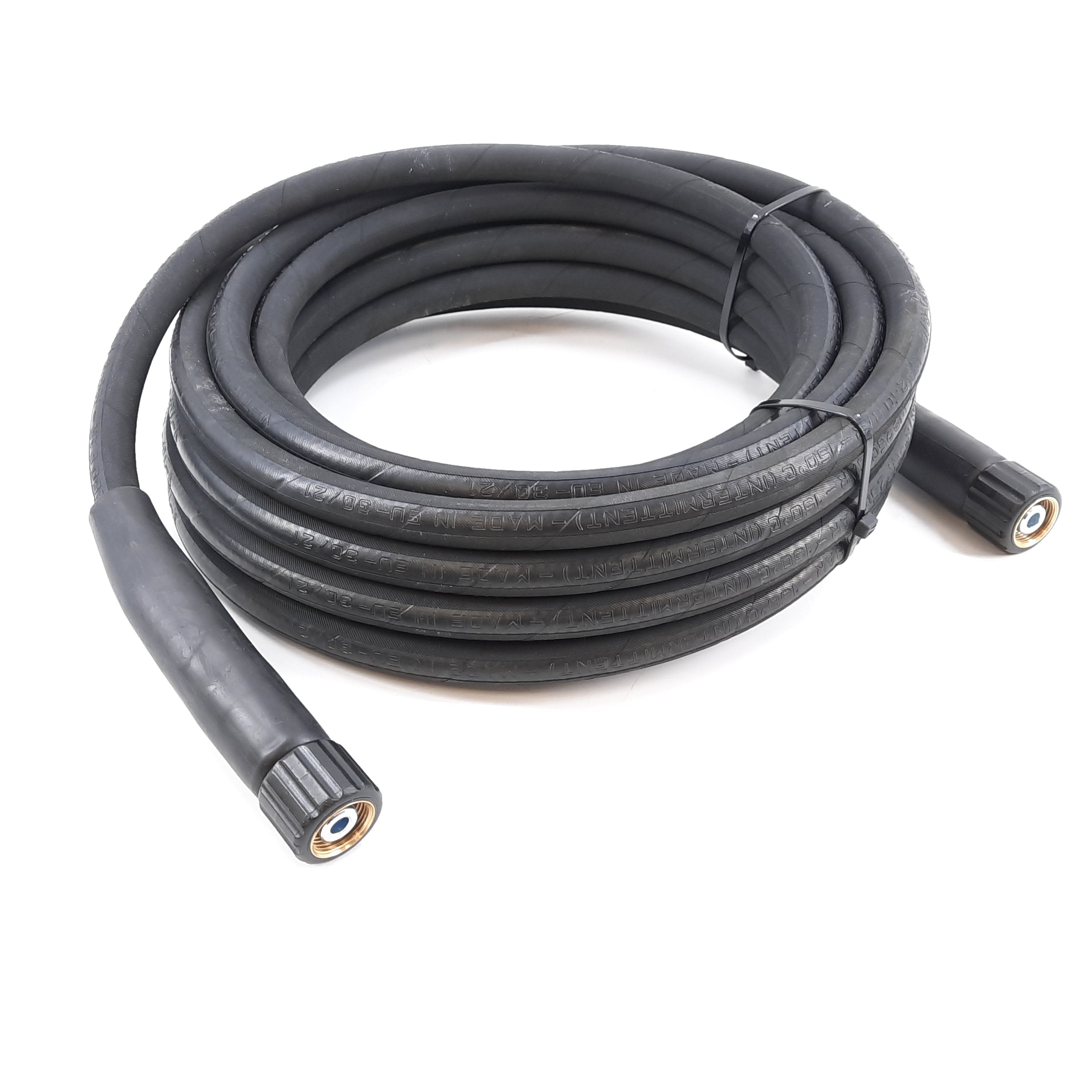 V-TUF 10m 1-wire 3/8 black jetwash hose VTK13810KKYK with M22F M22F cuffs for pressure washers