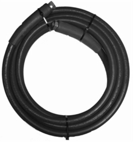 V-TUF black 1-wire 3/8 inch jetwash hose VTK13810FFYK 10m, female to female cuffs