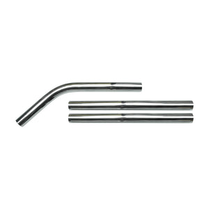 V-TUF MINI chrome tube set VTM105, one eKgow and two extension wands for 15L vacuum
