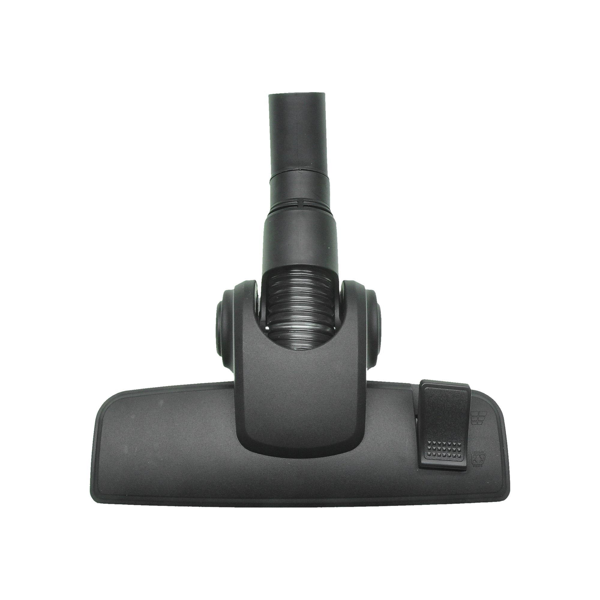 V-TUF MINI high efficiency carpet suction head VTM106, wide black floor tool with rubber seal