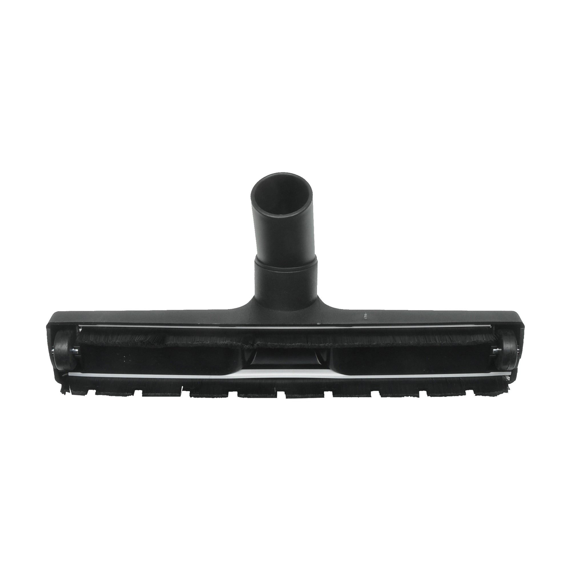 V-TUF MINI vacuum hard floor sweeper head VTM107, black plastic with rubber seal strip
