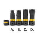 V-TUF 5m yellow HiViz vacuum hose with universal power tool adaptor kit for STACKVAC