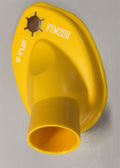 V-TUF DRILL POD VTM208 20mm core drill shroud, yellow rubber dust collection attachment in use