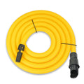 V-TUF 5m yellow HiViz hose VTM415 for StackVac with universal power tool adaptor for sanders