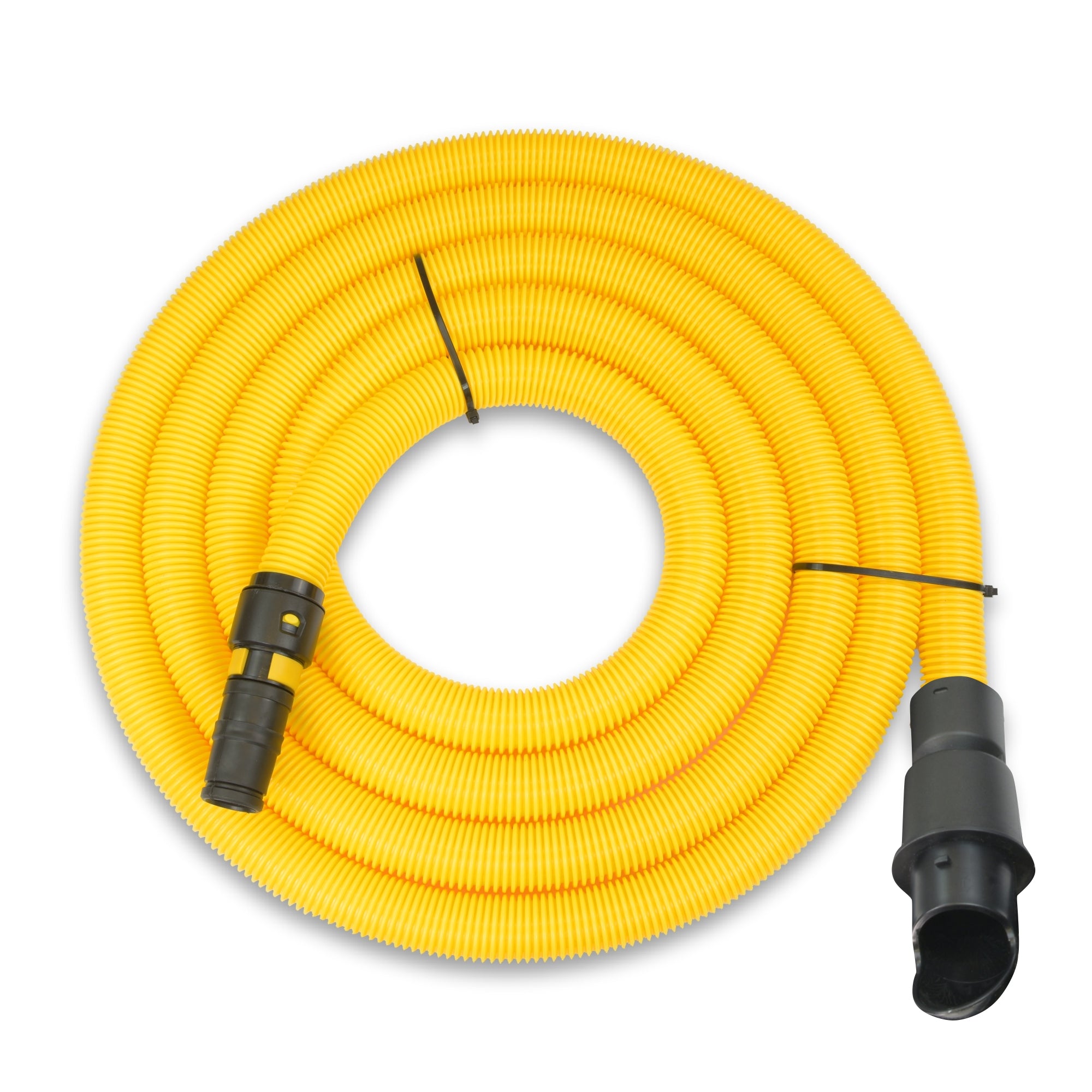 V-TUF 5m yellow HiViz hose VTM415 for StackVac with universal power tool adaptor for sanders