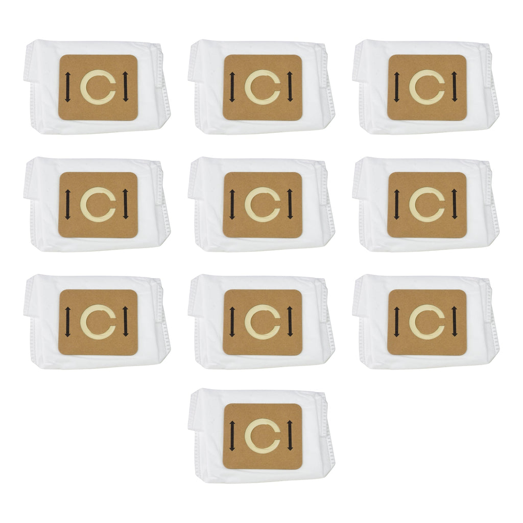 V-TUF RUCKVAC dust bags VTM501 pack of 10, white paper filter bags for backpack vacuum