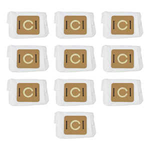 V-TUF RUCKVAC dust bags VTM501 pack of 10, white paper filter bags for backpack vacuum