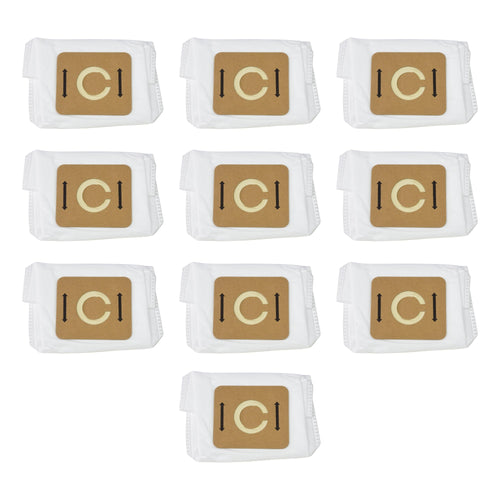 V-TUF RUCKVAC dust bags VTM501 pack of 10, white paper filter bags for backpack vacuum