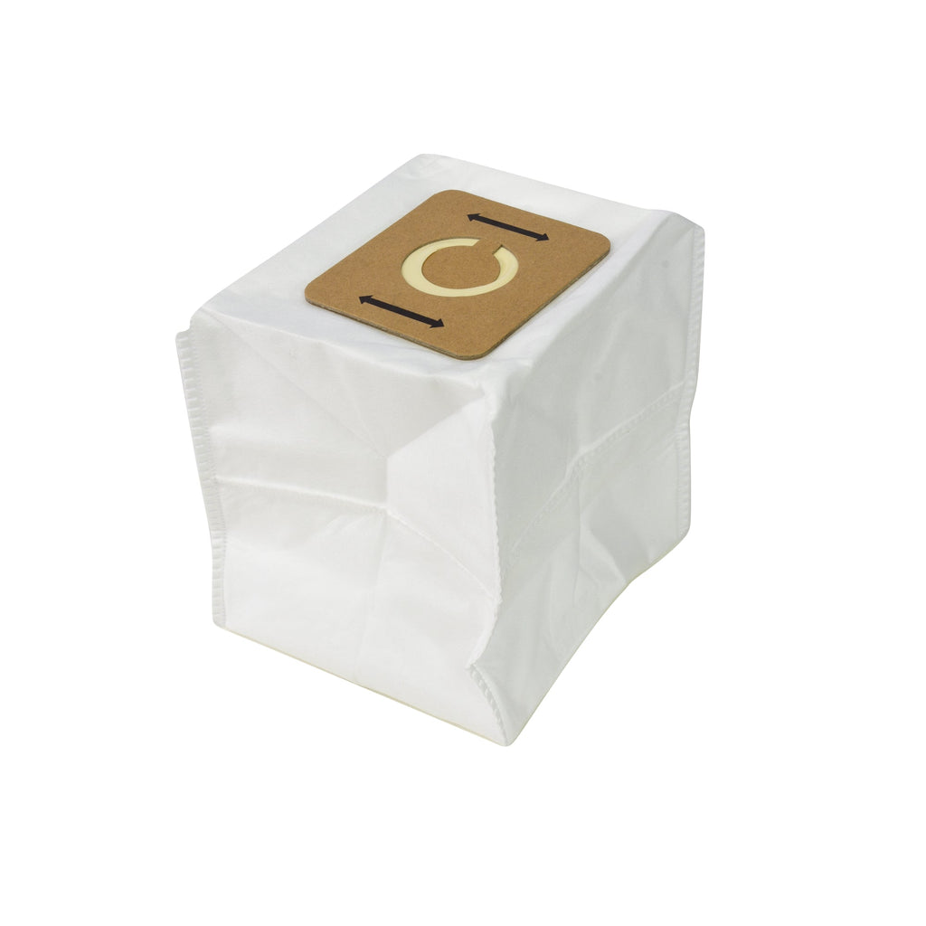 V-TUF VTM501 RUCKVAC dust bag close-up showing collar and FSC certified paper construction