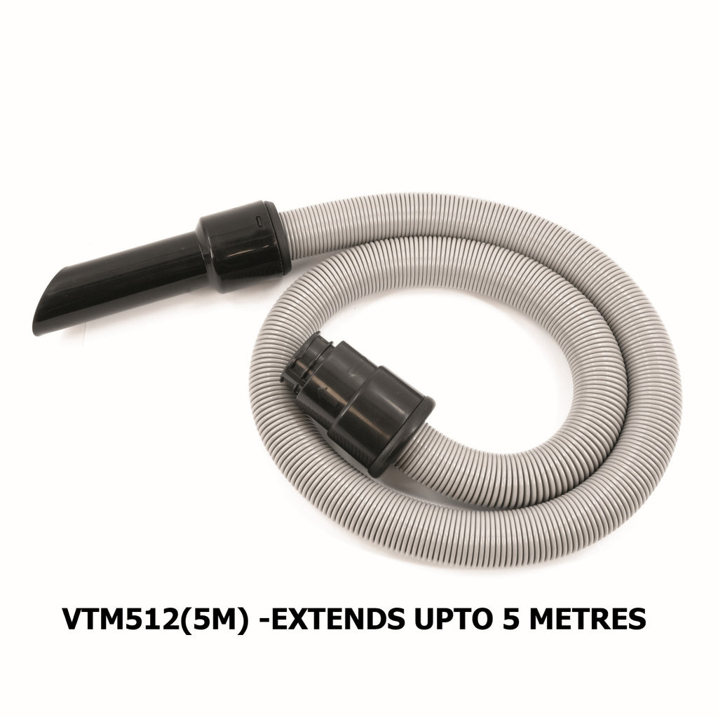 V-TUF RUCKVAC VTM512 5m hose extension coiled, showing length and flexible construction