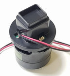 V-TUF VTM518-DC DC motor side view showing motor body and shaft connection