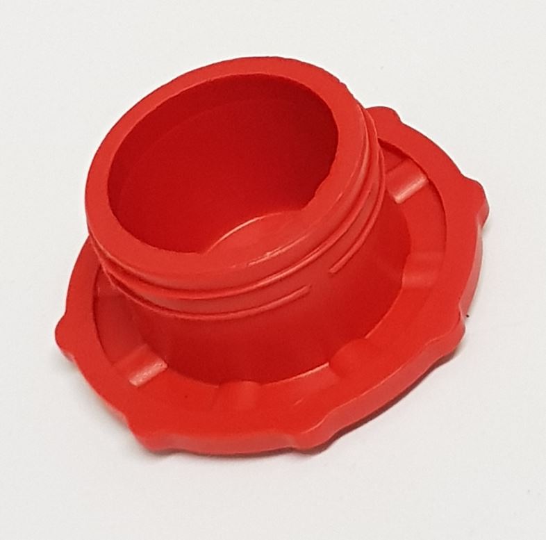 V-TUF VTRP1120 fuel cap close-up showing vented cap body and thread detail