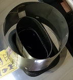 V-TUF VTRPS5011 flue adapter side view showing 150mm OD spigot and flue connection