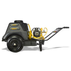 V-TUF 110B TORRENT 2 bowser pressure washer rear view showing water tank and hose connections