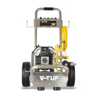 V-TUF VTUF110 pressure washer wheel and carry handle detail for site portability