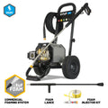 V-TUF VTUF240TF angle view showing foam lance, total stop switch and compact frame