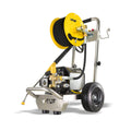 V-TUF VTUF240THR 240V 100 Bar compact industrial pressure washer with hose reel, front view